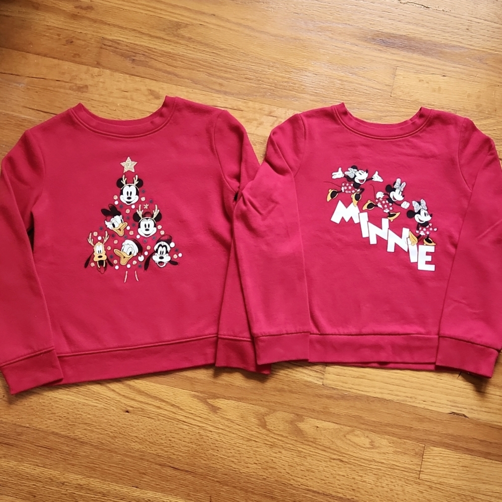 DISNEY Mickey & Minnie Mouse Sweatshirt Bundle size 7
